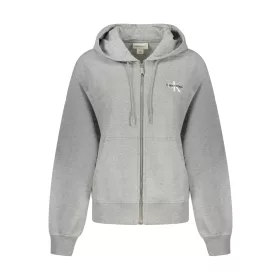 CALVIN KLEIN NŐI CIPZÁROS PULÓVER SZÜRKE