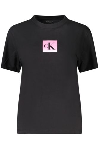 CALVIN KLEIN RÖVID UJJÚ NŐI FEKETE PÓLÓ