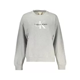 CALVIN KLEIN NŐI SZÜRKE CIPZÁROS PULÓVER