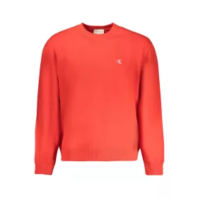 CALVIN KLEIN FÉRFI PIROS CIPZÁRAS PULÓVER