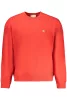 CALVIN KLEIN FÉRFI PIROS CIPZÁRAS PULÓVER