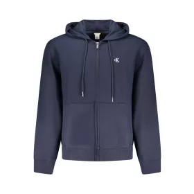 CALVIN KLEIN FÉRFI KÉK CIPZÁROS PULÓVER