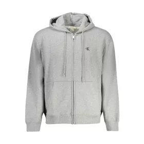 CALVIN KLEIN FÉRFI CIPZÁROS PULÓVER SZÜRKE