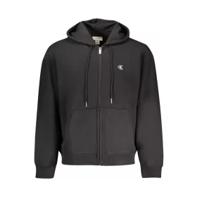 CALVIN KLEIN FÉRFI FEKETE CIPZÁROS PULÓVER