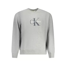 CALVIN KLEIN FÉRFI SZÜRKE CIPZÁROS PULÓVER