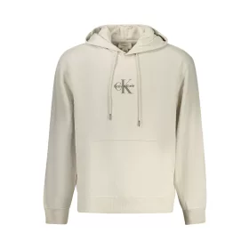 CALVIN KLEIN FÉRFI CIPZÁRAS PULÓVER, BÉZS