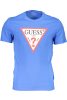 GUESS JEANS FÉRFI RÖVID UJJÚ PÓLÓ, KÉK