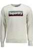 SUPERDRY PULÓPÓL cipzár nélkül, SZÜRKE