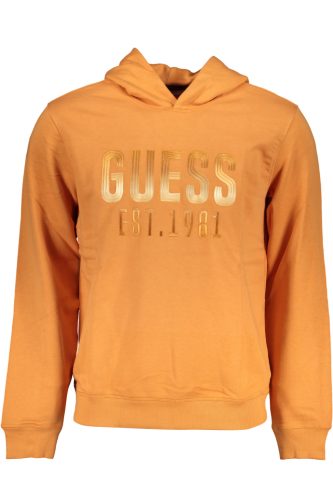 GUESS JEANS FÉRFI NARANCS CIPZÁR NÉLKÜLI PÓLÓ