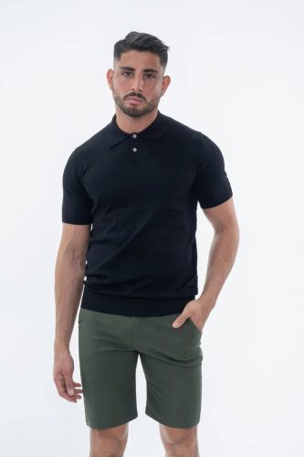 M609_1 BLACK férfi póló
