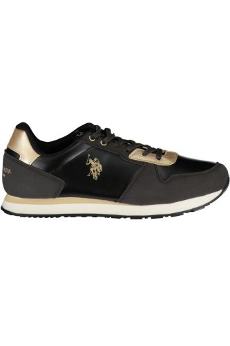 US POLO ASSN. FEKETE NŐI SPORTLÁBBELI