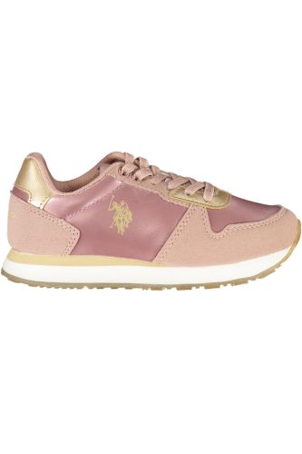 US POLO ASSN. RÓZSASZÍN GYERMEK SPORTCIPŐ