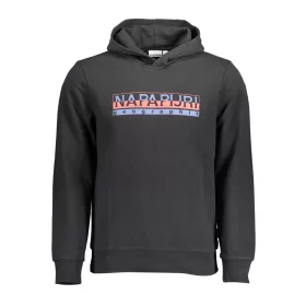 NAPAPIJRI CIPZÁR NÉLKÜLI FÉRFI PULÓVER FEKETE