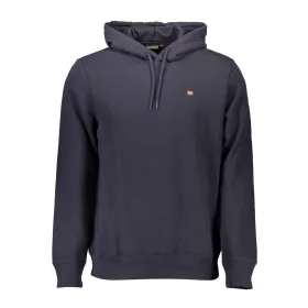 NAPAPIJRI CIPZÁR NÉLKÜLI FÉRFI PULÓVER KÉK