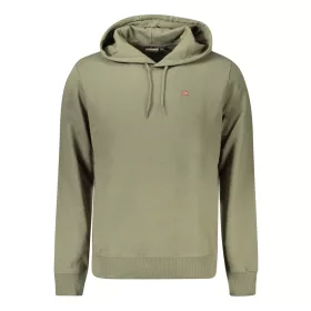 NAPAPIJRI FÉRFI CIPZÁRAS PULÓVER, ZÖLD