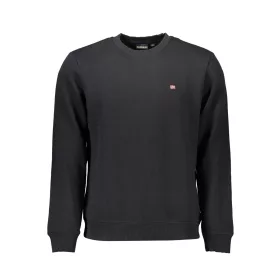 NAPAPIJRI CIPZÁR NÉLKÜLI FÉRFI PULÓVER FEKETE