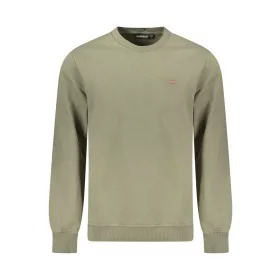 NAPAPIJRI FÉRFI CIPZÁRAS PULÓVER, ZÖLD