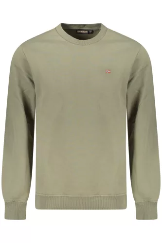 NAPAPIJRI FÉRFI CIPZÁRAS PULÓVER, ZÖLD