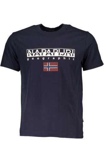 NAPAPIJRI FÉRFI RÖVID UJJÚ PÓLÓ KÉK