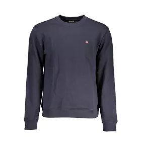 NAPAPIJRI CIPZÁR NÉLKÜLI FÉRFI PULÓVER KÉK