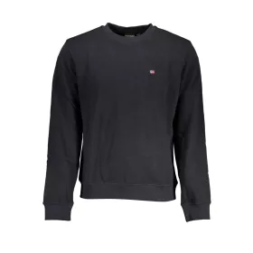 NAPAPIJRI FÉRFI FEKETE CIPZÁR NÉLKÜLI PÓLÓ