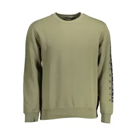 NAPAPIJRI CIPZÁR NÉLKÜLI FÉRFI PULÓVER ZÖLD