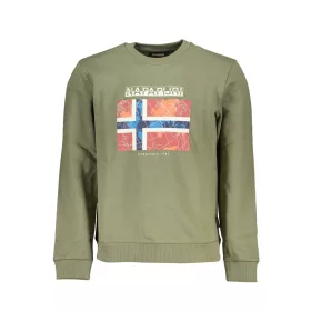 NAPAPIJRI ZÖLD FÉRFI CIPZÁZATLAN PÓLÓ