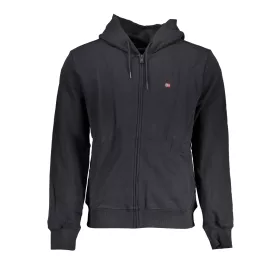 NAPAPIJRI FÉRFI FEKETE cipzáros PULÓZÓ