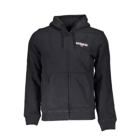 NAPAPIJRI FÉRFI FEKETE cipzáros PULÓZÓ