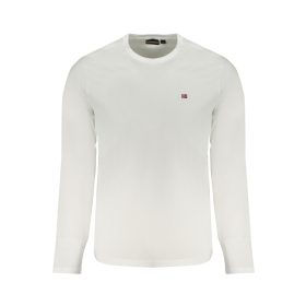 NAPAPIJRI FÉRFI HOSSZÚ UJJÚ PÓLÓ, FEHÉR