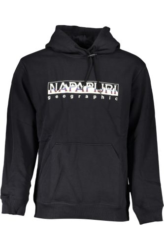 NAPAPIJRI FÉRFI FEKETE CIPZÁR NÉLKÜLI PÓLÓ
