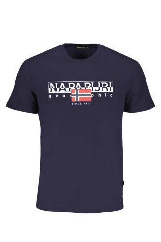 NAPAPIJRI FÉRFI RÖVID UJJÚ PÓLÓ KÉK