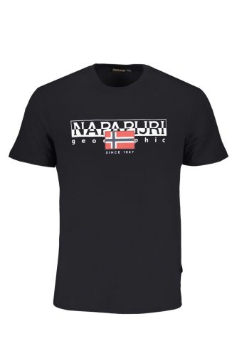 NAPAPIJRI FÉRFI RÖVID UJJÚ PÓLÓ FEKETE