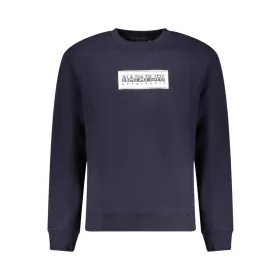 NAPAPIJRI FÉRFI KÉK CIPZÁZATLAN PÓLÓ