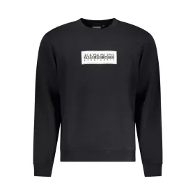 NAPAPIJRI FÉRFI FEKETE CIPZÁR NÉLKÜLI PÓLÓ