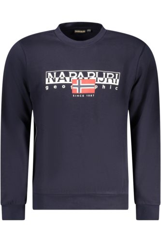 NAPAPIJRI FÉRFI KÉK CIPZÁZATLAN PÓLÓ