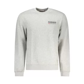 NAPAPIJRI FÉRFI SZÜRKE CIPZÁZATLAN PÓLÓ