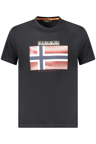 NAPAPIJRI RÖVID UJJÚ PÓLÓ FÉRFI FEKETE