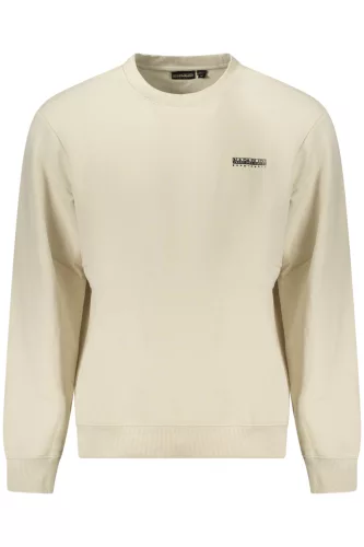 NAPAPIJRI FÉRFI CIPZÁRAS PULÓVER, BÉZS