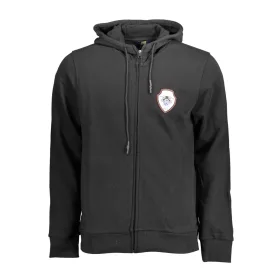 CAVALLI CLASS FÉRFI CIPZÁRAS PULÓVER FEKETE