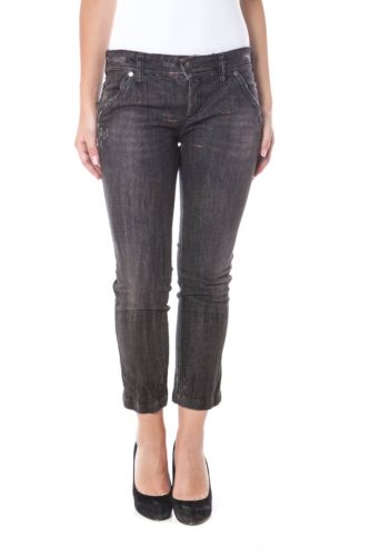 FEKETE NŐI PINOCCHIETTO JEANS KÁRPIT VÁR