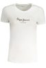 PEPE JEANS NŐI RÖVID UJJÚ PÓLÓ, FEHÉR