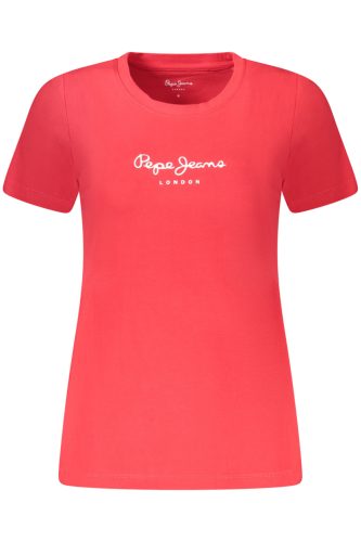 PEPE JEANS NŐI RÖVID UJJÚ PÓLÓ, PIROS