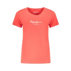 PEPE JEANS NŐI RÖVID UJJÚ PÓLÓ, PIROS