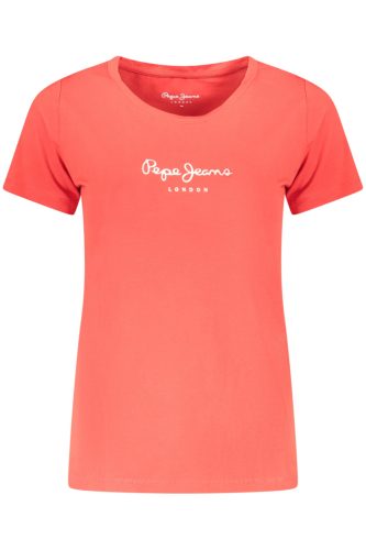 PEPE JEANS NŐI RÖVID UJJÚ PÓLÓ, PIROS