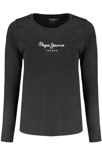 PEPE JEANS NŐI, HOSSZÚ UJJÚ PÓLÓ, FEKETE