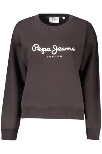 PEPE JEANS NŐI FEKETE CIPZÁROS PULÓVER