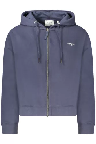 PEPE JEANS NŐI KÉK CIPZÁROS PULÓVER
