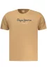 PEPE JEANS FÉRFI RÖVID UJJÚ PÓLÓ, BARNA