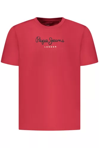 PEPE JEANS FÉRFI RÖVID UJJÚ PÓLÓ, PIROS